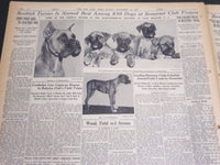 1937 SEPT 19 NEW YORK TIMES SPORTS -BOXING CARNIVAL AT THE POLO GROUNDS- NT 7006