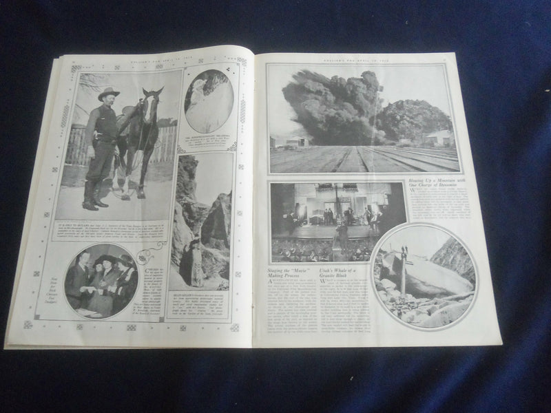 1914 APRIL 18 COLLIER'S MAGAZINE - THE PRESIDENT IN PRACTICE - ST 7095