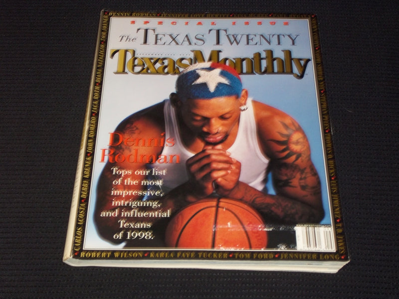 1998 SEPTEMBER TEXAS MONTHLY MAGAZINE - DENNIS RODMAN FRONT COVER - E 7429