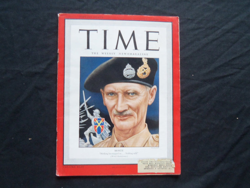 1944 JULY 10 TIME MAGAZINE - GENERAL MONTGOMERY - T 924