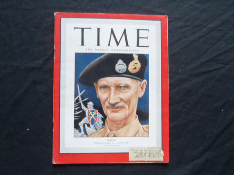 1944 JULY 10 TIME MAGAZINE - GENERAL MONTGOMERY - T 924