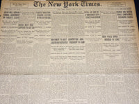 1921 JULY 25 NEW YORK TIMES - IRISH PEACE OFFER ORDERED BY KING - NT 8710