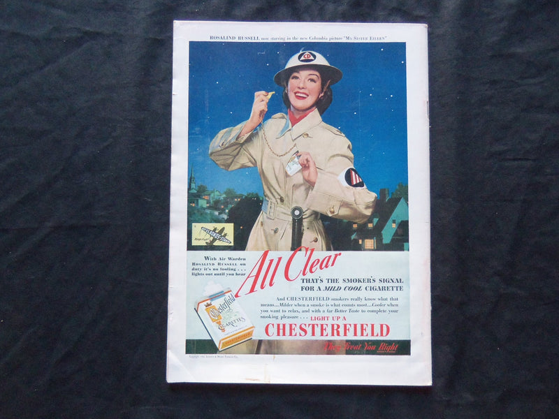 1942 NOVEMBER 9 TIME MAGAZINE - SIR ARTHER TEDDER - T 839
