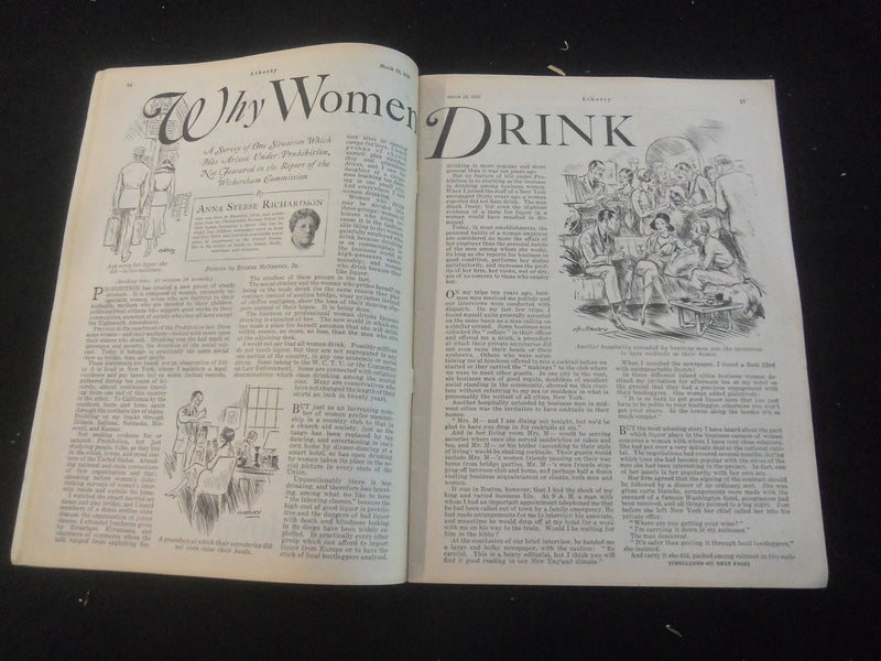 1931 MARCH 28 LIBERTY MAGAZINE - THIS WILL HURT YOU MORE THAN ME - SP 5190B