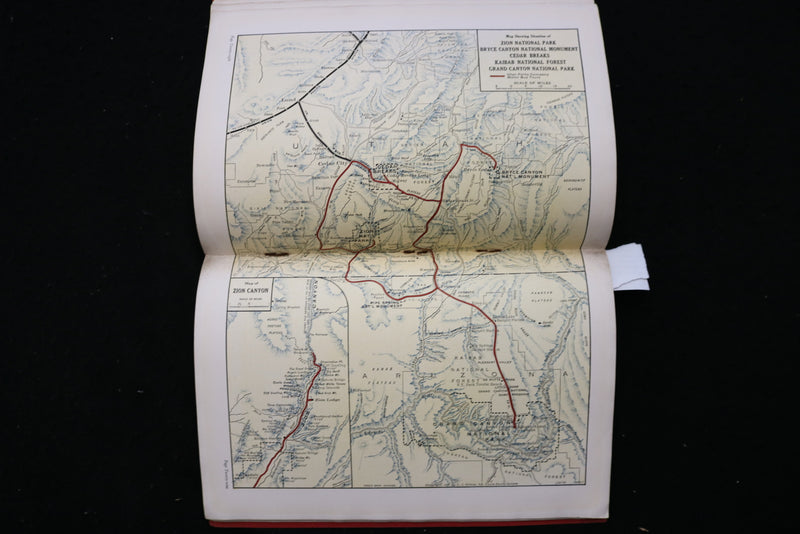 1928 ZION - GRAND CANYON - BRYCE VIEW BOOK - SOFTCOVER - K 2396
