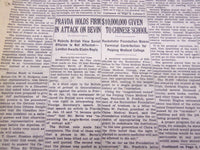 1947 JANUARY 24 NEW YORK TIMES - PRAVDA ATTACK ON BEVIN FIRM - NT 3421