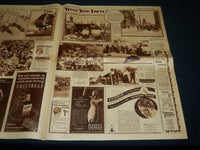 1936 APRIL 19 SAN FRANCISCO CHRONICLE ROTO LOT OF 2 - SHIRLEY TEMPLE - NP 5099