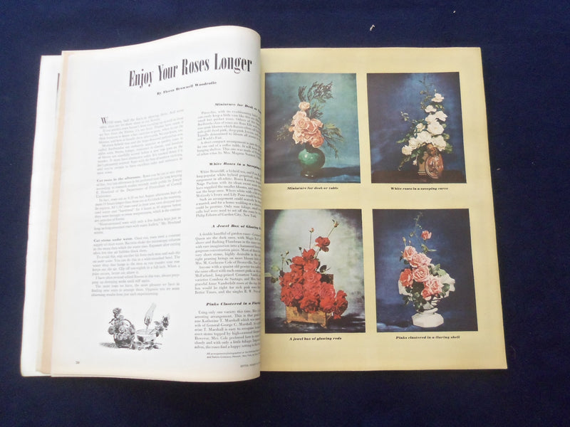 1944 NOVEMBER BETTER HOMES & GARDENS MAGAZINE -COCA-COLA AD BACK COVER- SP 6118C