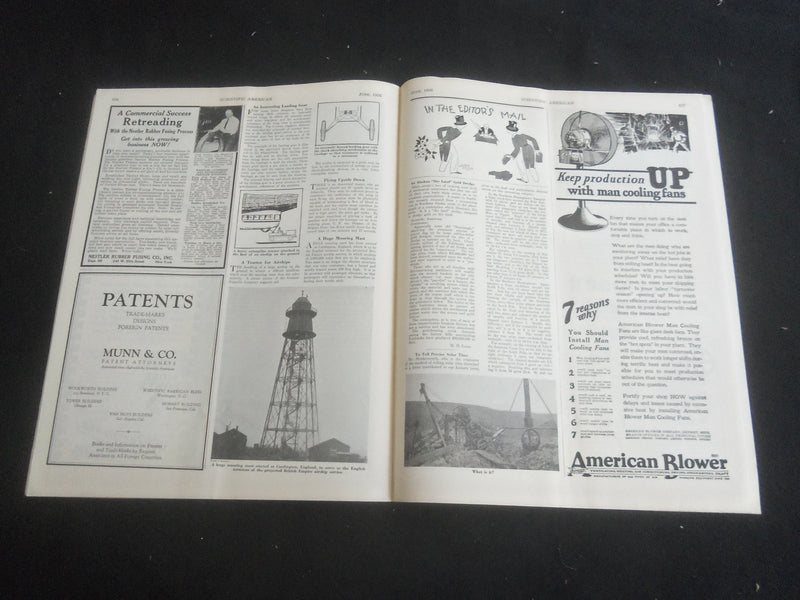1926 JUNE SCIENTIFIC AMERICAN MAGAZINE - FAST FREIGHT IN THE ORIENT - B 5535Z