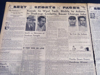 1941 AUG 5 CLEVELAND NEWS NEWSPAPER - C. I. O BARS A. F. L AT ALUMINUM - NT 7400