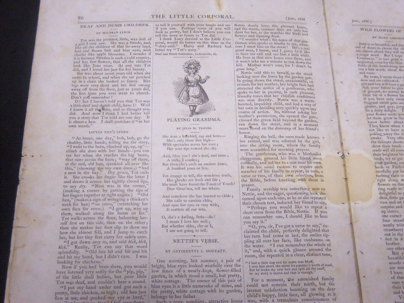 1867-1870 THE LITTLE CORPORAL MAGAZINE LOT OF 8 ISSUES - O 1790