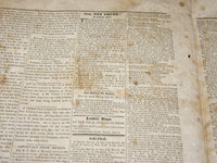 1847 JULY 9 NEW BEDFORD REPORTER NEWSPAPER - GENERAL TOM THUMB - NP 4962