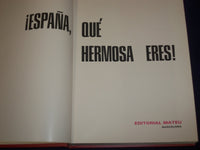 1966 ESPANA QUE HERMOSA ERES SET OF 3 VOLUMES - SPAIN - GREAT PHOTOS - KD 1402