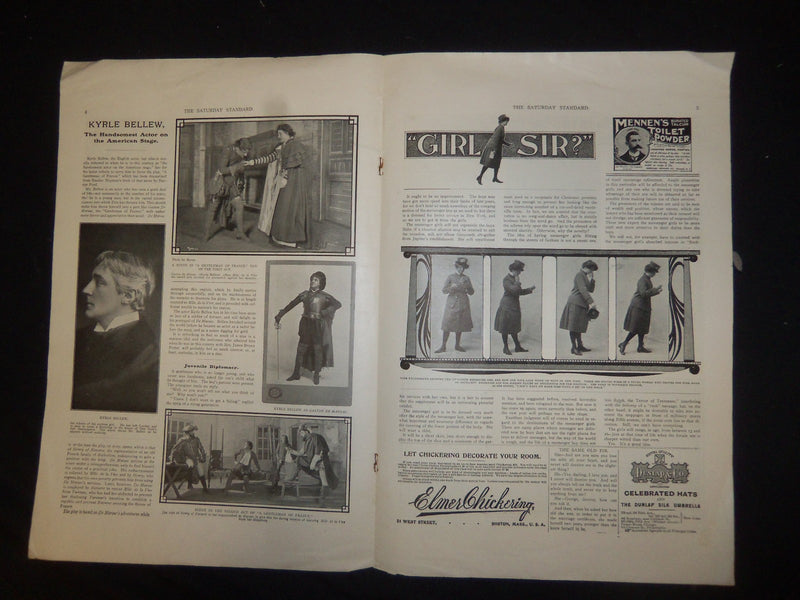 1901 DEC 21 NY SATURDAY STANDARD MAGAZINE ILLUSTRATED SUPPLEMENT NO. 1 - ST 3191