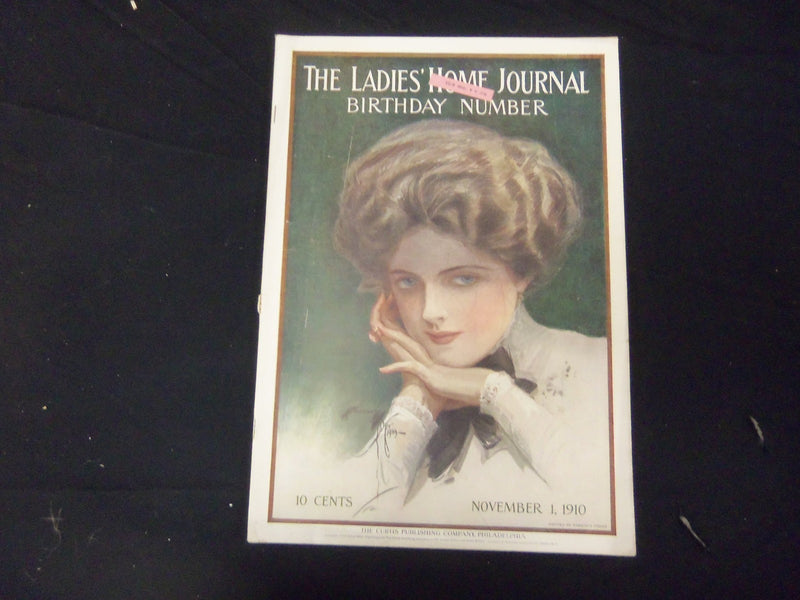 1910 NOV 1 LADIES' HOME JOURNAL MAGAZINE - HARRISON FISHER COVER - ST 1704