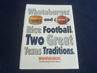 1997 SEPTEMBER 27 RICE UNIVERSITY VS UNIV OF TEXAS FOOTBALL PROGRAM - ST 5883E