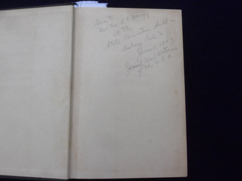 1938 PURPLE HEARTS HARDCOVER BOOK BY SAM H. ELLIOTT - KD 8733