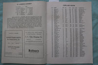 1946 NOVEMBER 2 ST. LAWRENCE VS. CORTLAND STATE FOOTBALL PROGRAM - K 3391