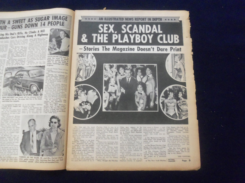 1965 JULY 6 ILLUSTRATED NEWS NEWSPAPER - INSIDE THE PLAYBOY CLUBS - NP 7317