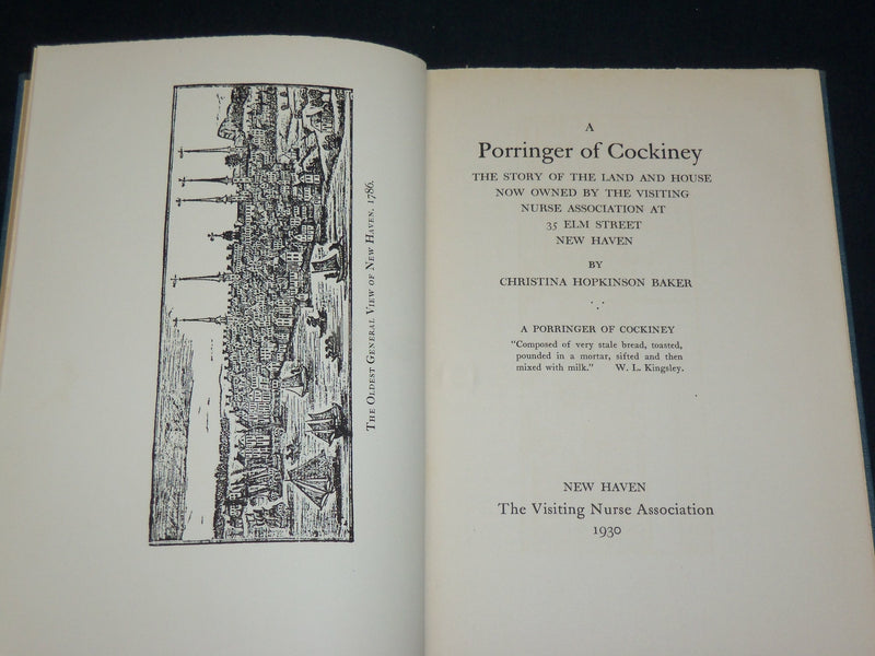 1930 A PORRINGER OF COCKINEY BOOK BY CHRISTINA HOPKINSON BAKER - KD 6033