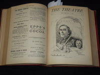 1886 MARCH-SEPTEMBER THE THEATRE ILLUSTRATED MAGAZINE BOUND VOLUME - KD 3806O