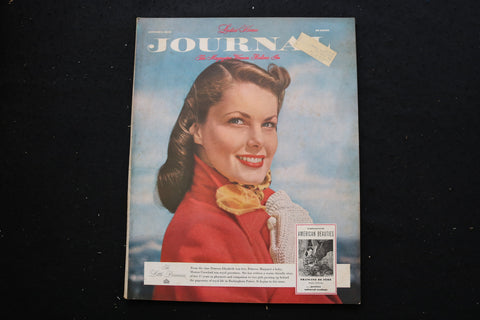 1950 JANUARY LADIES' HOME JOURNAL MAGAZINE - FRANCINE DE FERE COVER - 10315