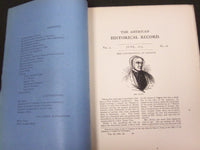 1873-1874 THE AMERICAN HISTORICAL RECORD LOT OF 14 - NOTES & QUERIES - WR 393