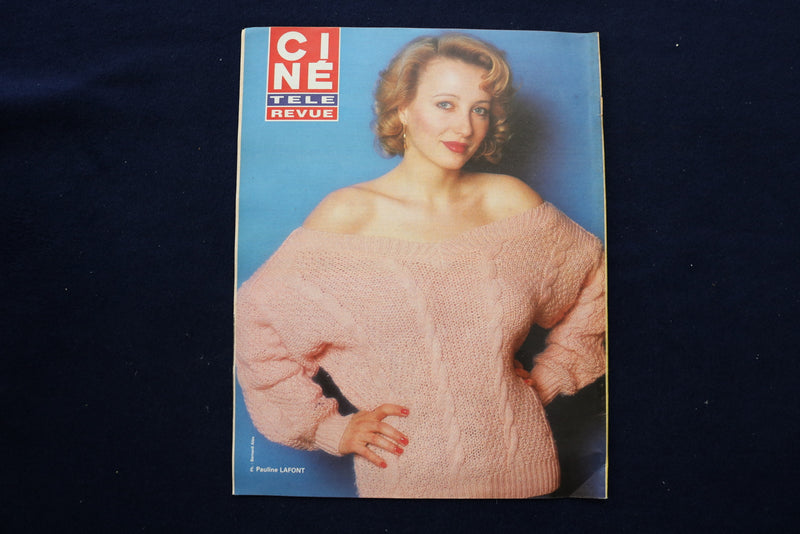 1986 FEBRUARY 13 CINE TELE REVUE MAGAZINE - BERNARD GIRAUDEAU COVER - E 11975