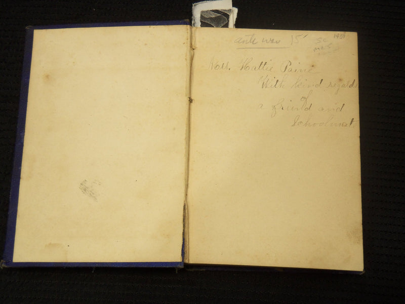 1875 THE DAILY REMEMBRANCER ON PEACE & WAR BOOK BY JOHN HEMMENWAY - KD 2100