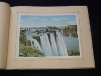 1900'S NATIONAL FALLS AMERICA'S SCENIC WONDER BOOK - COLOR VIEWS - J 7296