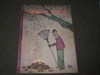1967 OCTOBER 14 NEW YORKER MAGAZINE FRONT COVER ONLY - GREAT ART FOR FRAMING