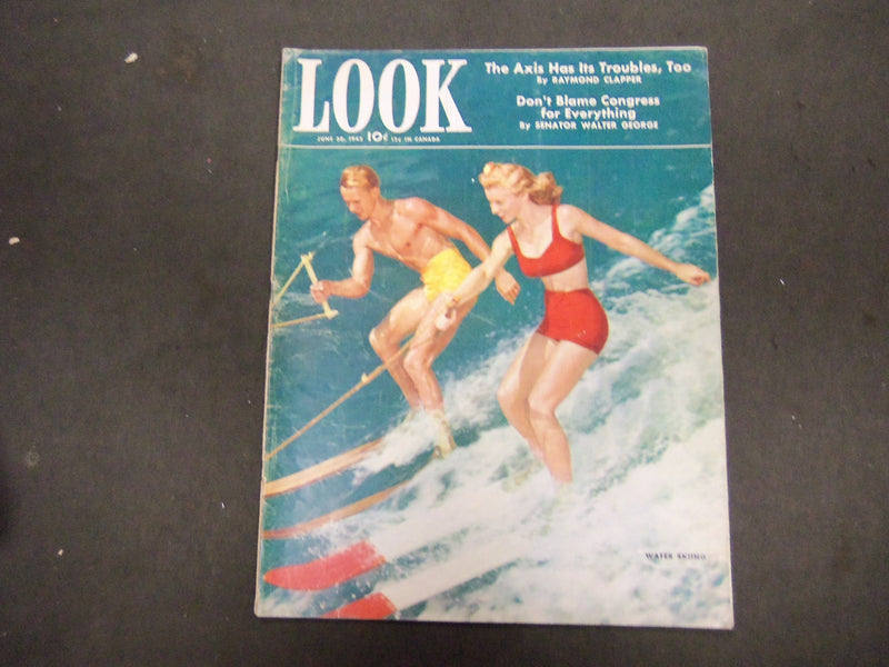 1942 JUNE 30 LOOK MAGAZINE - GREAT PHOTOS AND ADS - ST 1508