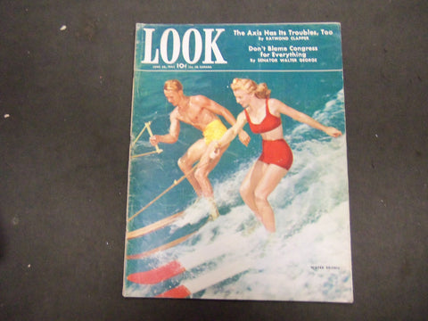1942 JUNE 30 LOOK MAGAZINE - GREAT PHOTOS AND ADS - ST 1508