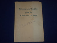 1945 PAINTINGS & SCULPTURE FROM THE KRESS COLLECTION SOFTCOVER BOOK - J 1645