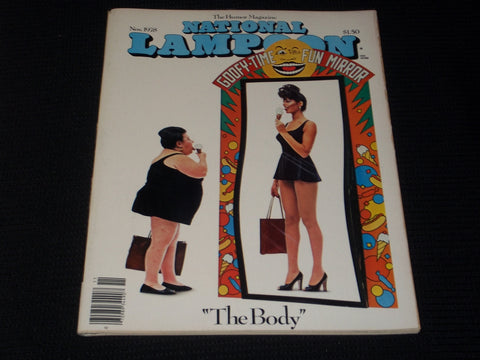 1978 NOVEMBER NATIONAL LAMPOON MAGAZINE - THE BODY FRONT COVER - E 3275