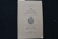 1905 OCTOBER THE WISCONSIN ARCHEOLOGIST SOFTCOVER BOOK - K 3008