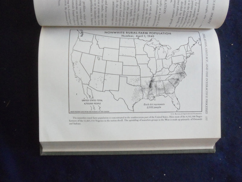 1948 RURAL LIFE IN PROCESS HARDCOVER BOOK BY PAUL H. LANDIS - KD 8233