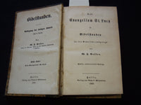 1860-1864 BESSER'S BIBELSTUNDEN VOLUME 1 & 2 - GERMAN - KD 7822