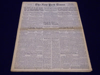 1945 DEC 6 NEW YORK TIMES HURLEY ACCUSES 5 OFFICIALS SABOTAGING POLICY - NT 291