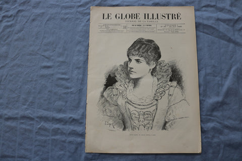 1886 MAY 30 LE GLOVE ILLUSTRE MAGAZINE - ROSE CARON - FRENCH - NP 8638