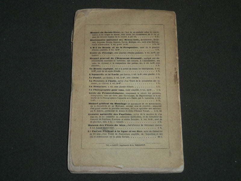 1864 DU TABAC SON INFLUENCE SUR L'HOMME BOOK BY DOCTEUR G. A. HENRIECK - J 4759