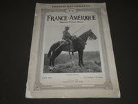 1919 JULY FRANCE - AMERIQUE FRENCH MAGAZINE - CHASSEUR A CHEVAL - ST 5180