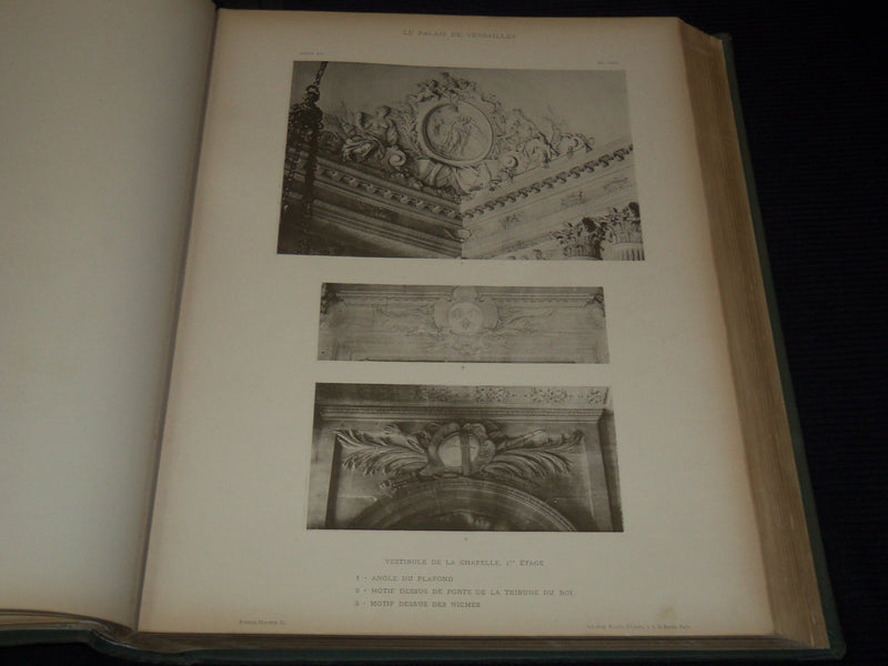 1899 VERSAILLES ET DES TRIANONS PAUL FAVIER FRENCH ARCHITECTURE FOLIO - Z 266