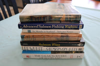 1948-1998 SALMON FISHING HARDCOVER BOOKS - LOT OF 7 - KD 9682