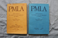 1952-1954 PMLA PUBLICATIONS - LOT OF 6 - O 3891