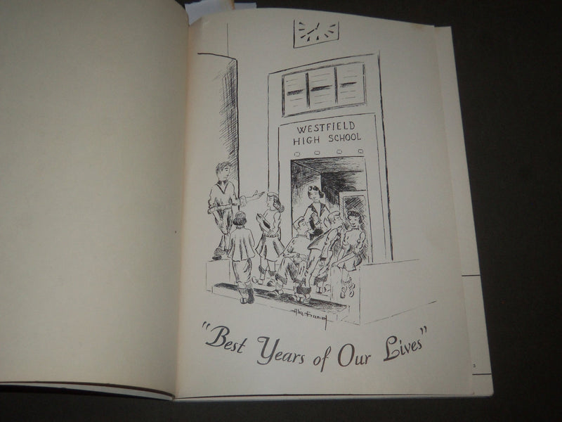 1954 WEATHER VANE WESTFIELD HIGH SCHOOL YEARBOOK - NEW JERSEY - YB 1273