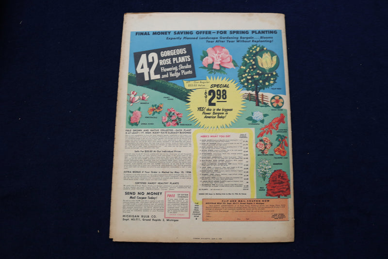 1956 APRIL 8 NY MIRROR MAGAZINE - MITZI GAYNOR COVER - E 22585