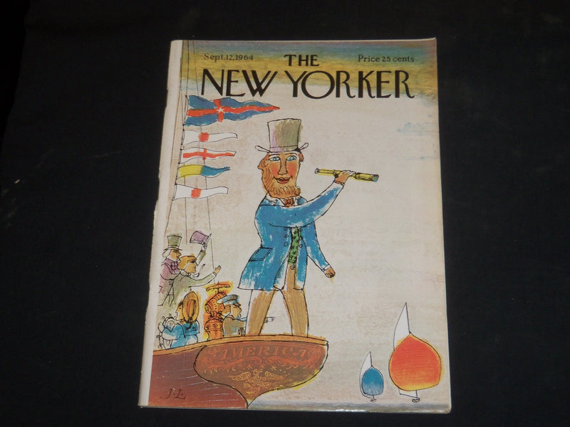 1964 SEPTEMBER 12 THE NEW YORKER MAGAZINE - ILLUSTRATED COVER - NY 1192