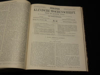 1900 JAN-DEC BERLINER KLINISCHE WOCHENSCHRIFT MAGAZINE BOUND VOLUME - KD 3644B