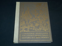 1965 L'IMAGERIE POPULAIRE ITALIENNE BOOK BY PAOLO TOSCHI - GREAT PHOTOS- KD 2442